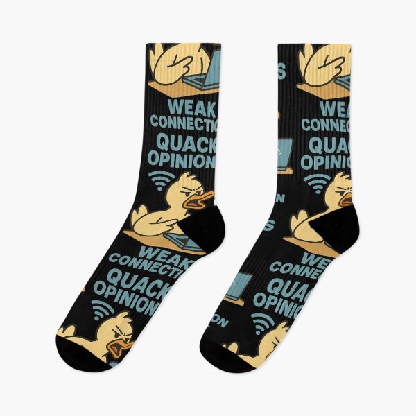 Item preview, Quack Opinions Weak Connection Funny Duck Internet Design designed and sold by TeeTimeTreasure.