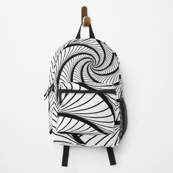 Item preview, Flow Spiral Lines – Black and White Minimal Geometric Pattern designed and sold by NoctaHike.