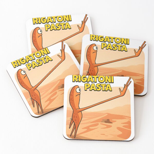 Item preview, Rigatoni Pasta Meme Shirt – Funny Desert Worm Cartoon Tee designed and sold by FurRealTees.
