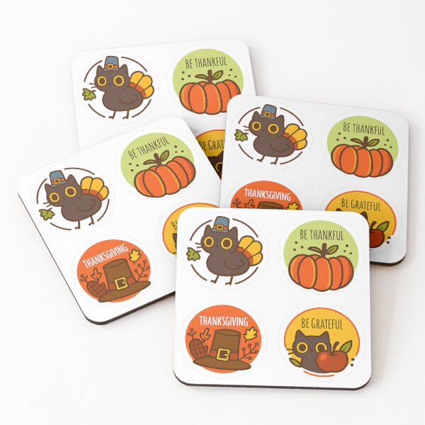 Item preview, Thanksgiving Cats and Autumn  designed and sold by Cat-loveparttime.