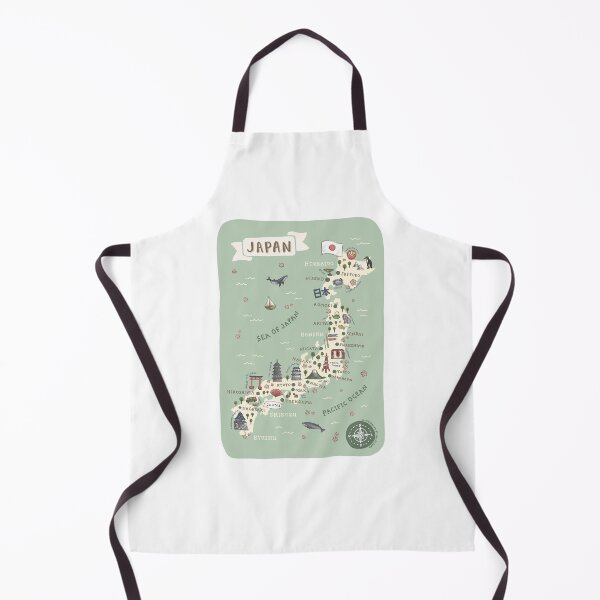 Item preview, Map of Japan - Green designed and sold by Those Pencil Shavings.