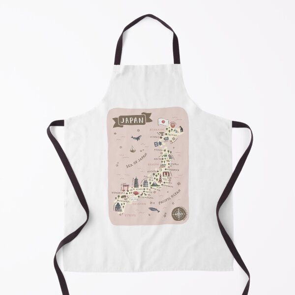 Item preview, Map of Japan - Pink designed and sold by Those Pencil Shavings.