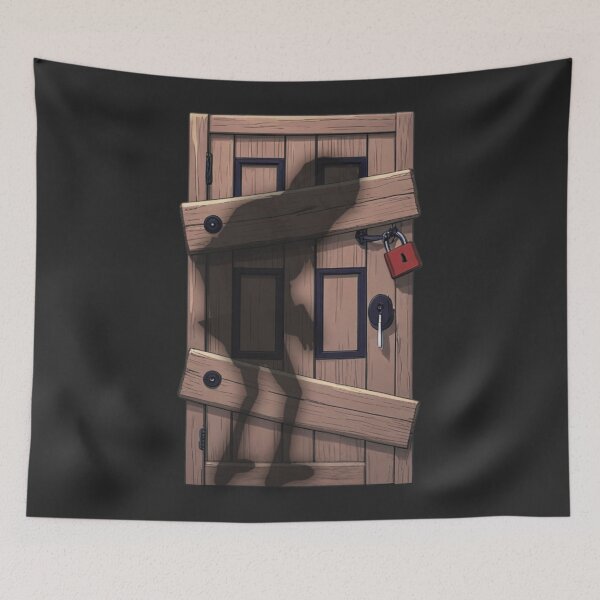 Item preview, Hello Neighbor Fanart – Behind the Locked Door designed and sold by Ivy-Triggs.