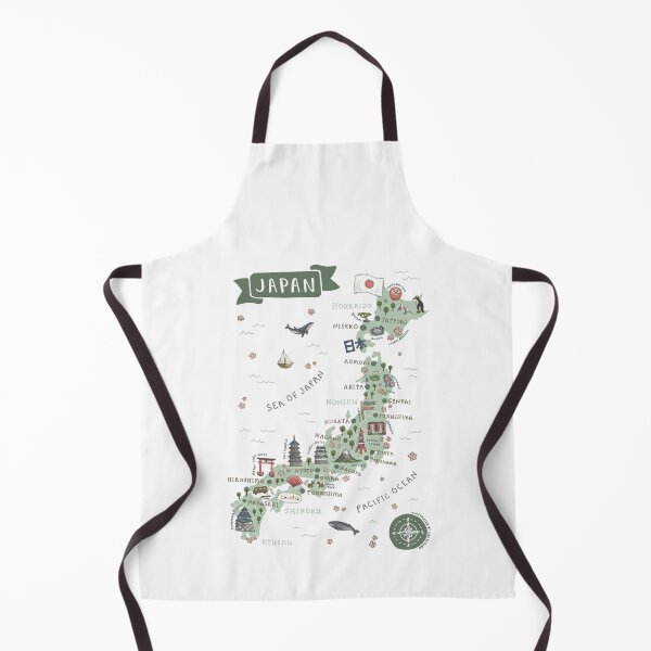 Item preview, Map of Japan - Green designed and sold by Those Pencil Shavings.