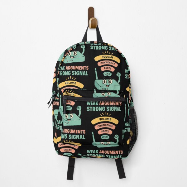 Item preview, Strong Signal Weak Arguments Funny WiFi Logic Design designed and sold by TeeTimeTreasure.