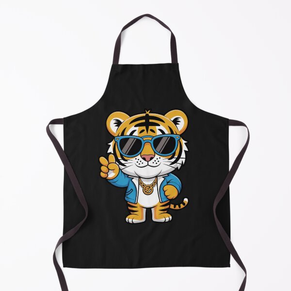 Item preview, Tiger Sunglasses Swagger Cool Kawaii Chibi Style Art designed and sold by ColorSplash123.
