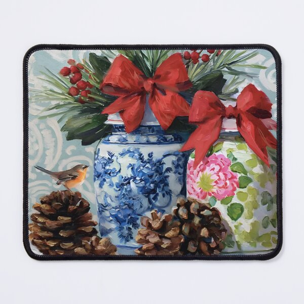 Item preview, Chinoiserie Christmas Still Life designed and sold by SophieClimaArt.