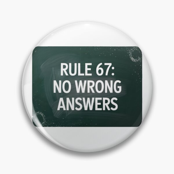 Item preview, Rule 67: No Wrong Answers Funny English Teacher Shirt designed and sold by WSPrintCrafter.