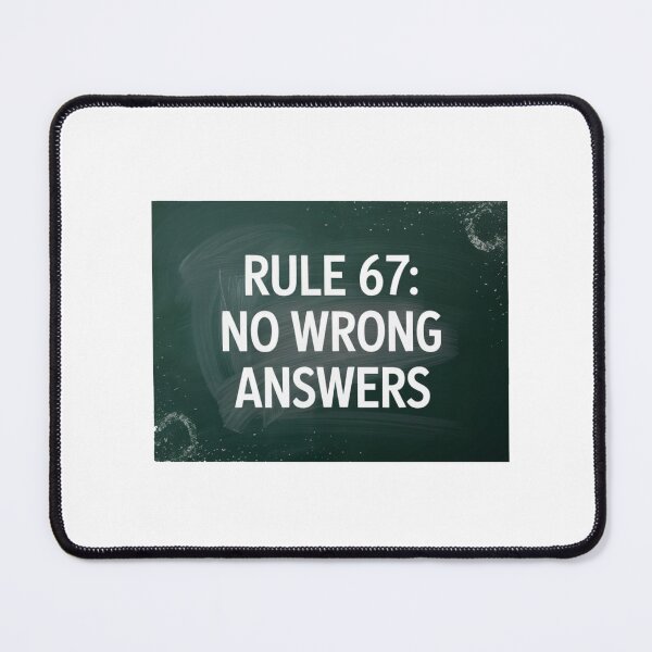 Item preview, Rule 67: No Wrong Answers Funny English Teacher Shirt designed and sold by WSPrintCrafter.