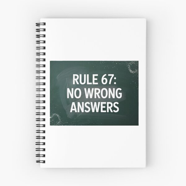 Item preview, Rule 67: No Wrong Answers Funny English Teacher Shirt designed and sold by WSPrintCrafter.