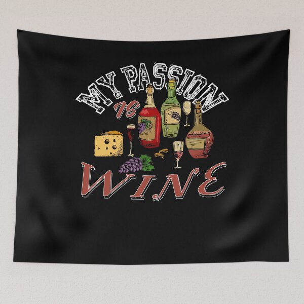 Item preview, My Passion Is Wine - Girls Night Wine Tasting Drinking designed and sold by PrintPress.