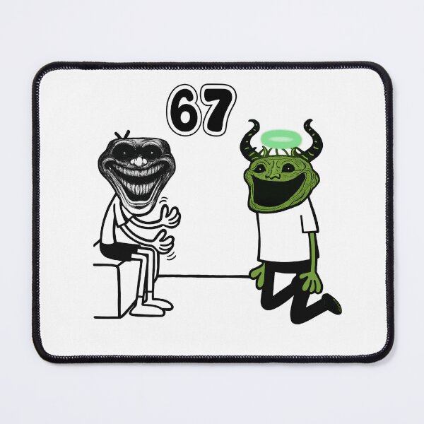 Item preview, 67 Trollface Meme designed and sold by FunnehGacha.