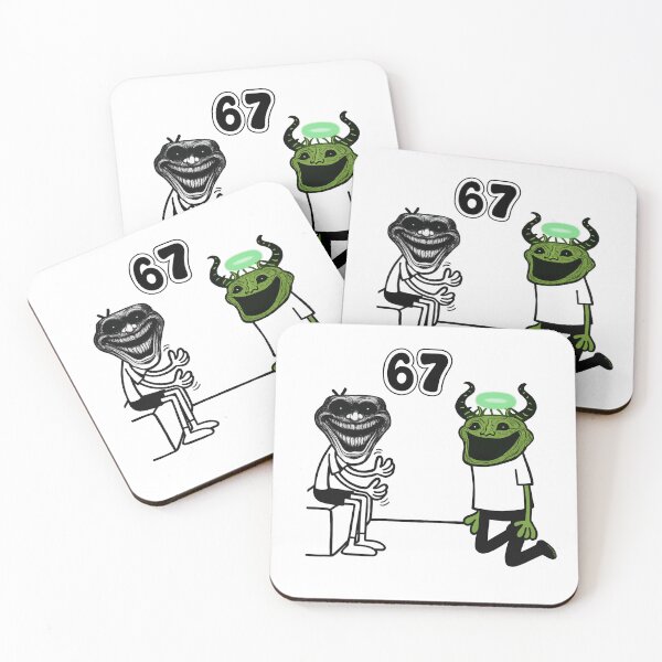 Item preview, 67 Trollface Meme designed and sold by FunnehGacha.