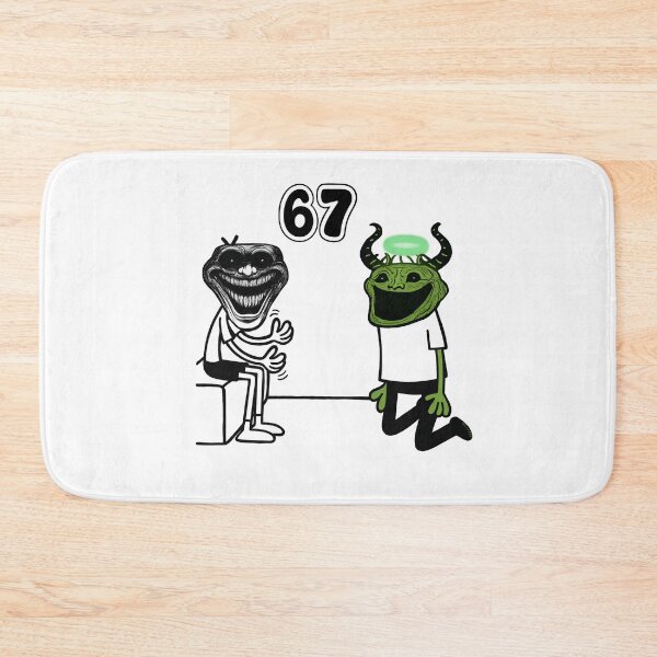 Item preview, 67 Trollface Meme designed and sold by FunnehGacha.