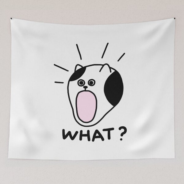 Item preview, WHAT Cat designed and sold by superbaechoo.