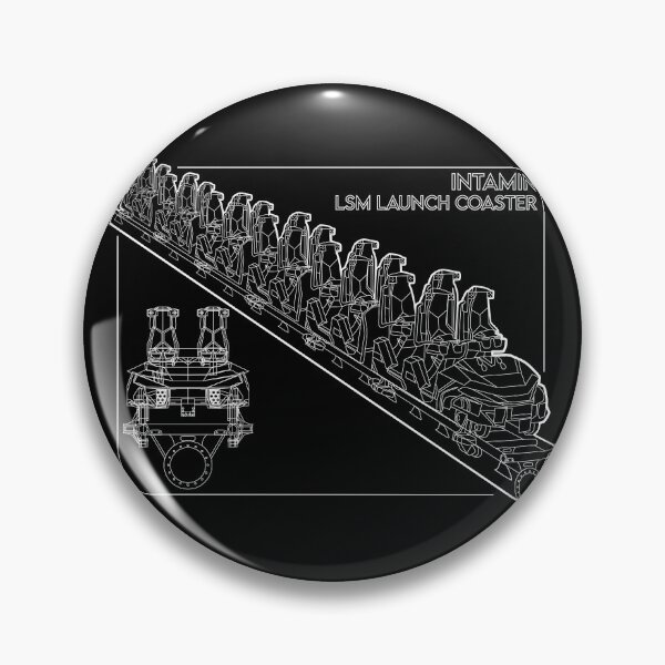 Item preview, Intamin LSM Launch Coaster Blueprint Design designed and sold by CoasterMerch.