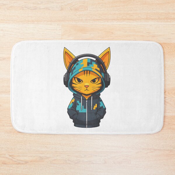 Item preview, HipHop Kitty: The Coolest Cat in Town designed and sold by ArtesioByZaber.