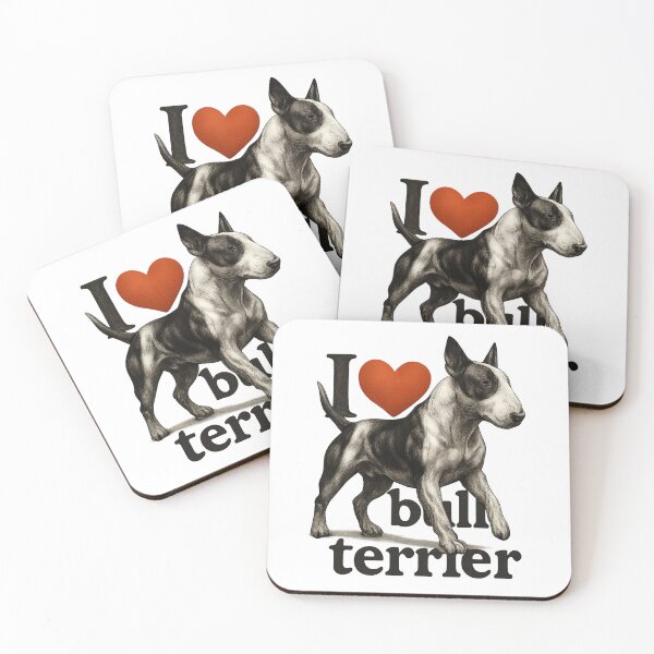 Item preview, I love my bull terrier. designed and sold by PabDam.