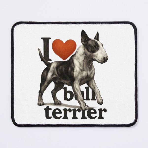 Item preview, I love my bull terrier. designed and sold by PabDam.