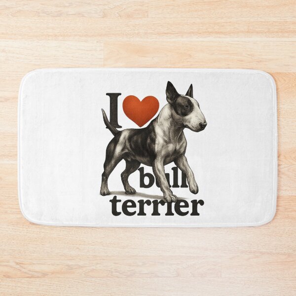 Item preview, I love my bull terrier. designed and sold by PabDam.