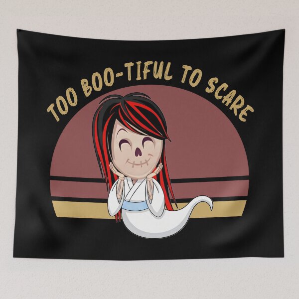 Item preview, Too Boo-tiful To Scare – Cute Ghost Pun designed and sold by SidTastic .