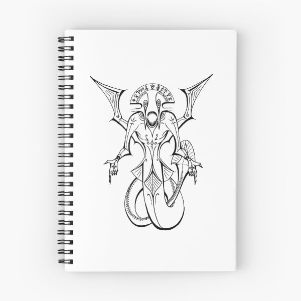 Item preview, Aquatic monster mural (Black line) designed and sold by Solistine-.