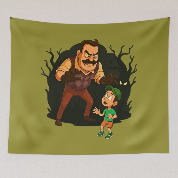 Item preview, Hello Neighbor – Caught in the Dark (Fanart) designed and sold by Ivy-Triggs.