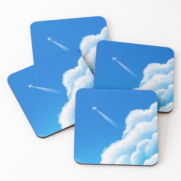 Item preview, Plane flying in the blue sky designed and sold by Kate27sun.
