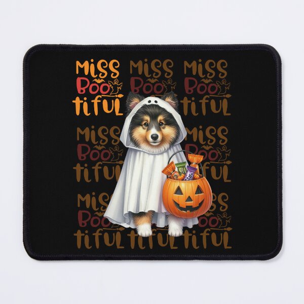 Item preview, Collie Miss Boo tiful Ghost Sheltie for Halloween and for Candy Lovers designed and sold by Polarctica.