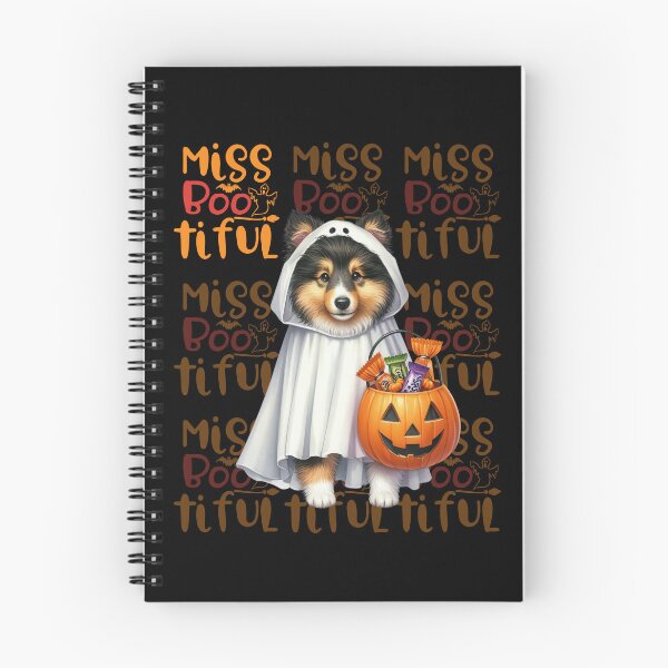 Item preview, Collie Miss Boo tiful Ghost Sheltie for Halloween and for Candy Lovers designed and sold by Polarctica.