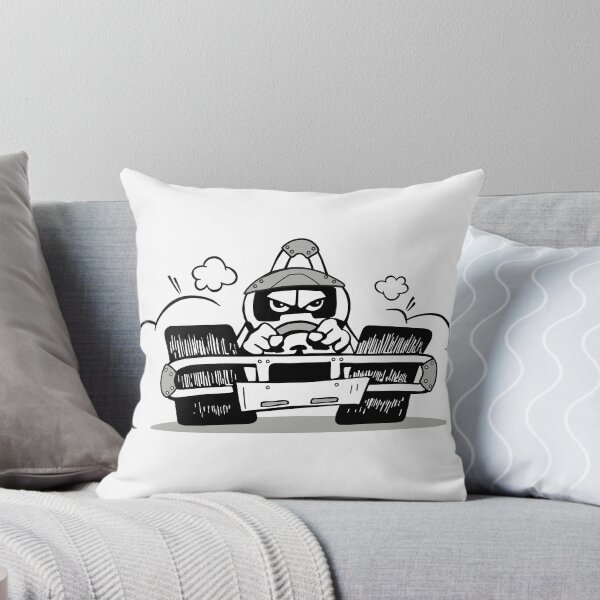 Item preview, Angry Racer Cartoon – Helmeted Character in a Go-Kart designed and sold by Sore Creations.