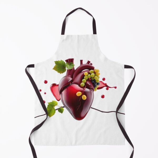 Item preview, Vino Cardia: Conceptual Heart with Grapes and Red Wine Splash designed and sold by Maldives-Art.