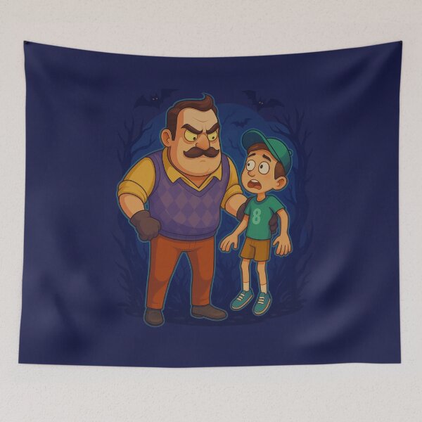 Item preview, Hello Neighbor – Face to Face Fanart designed and sold by Ivy-Triggs.