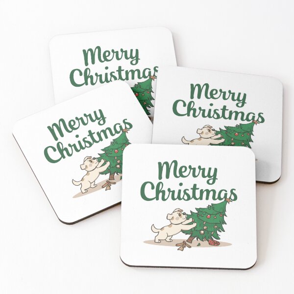 Item preview, Funny Puppy Christmas Tree Design designed and sold by DavidTeeStudio.