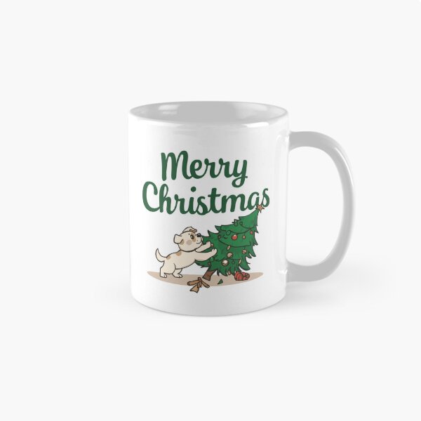 Item preview, Funny Puppy Christmas Tree Design designed and sold by DavidTeeStudio.