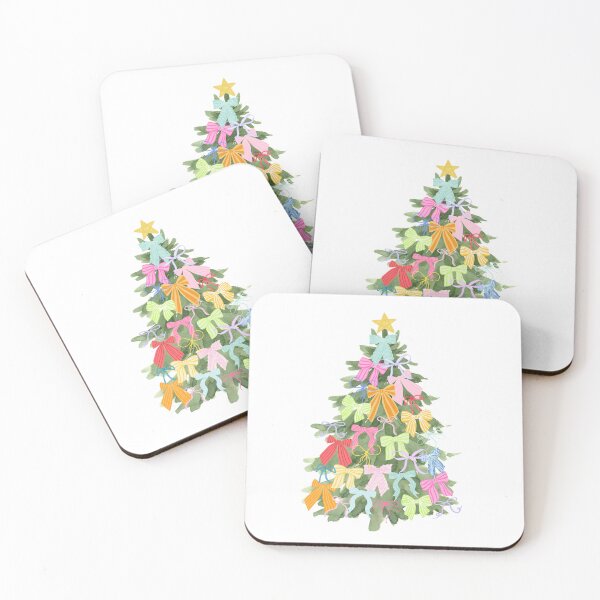 Item preview, Colorful Bow Christmas Tree designed and sold by Lil Bits Art.