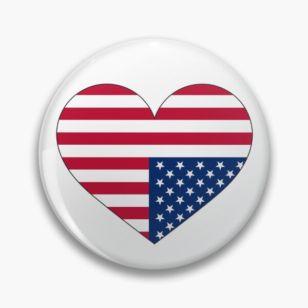 Item preview, Distressed American Flag Heart designed and sold by CocoCuts.