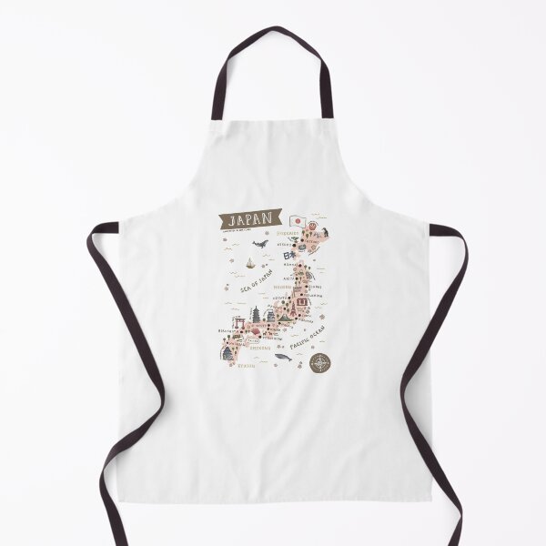 Item preview, Map of Japan - Pink designed and sold by Those Pencil Shavings.