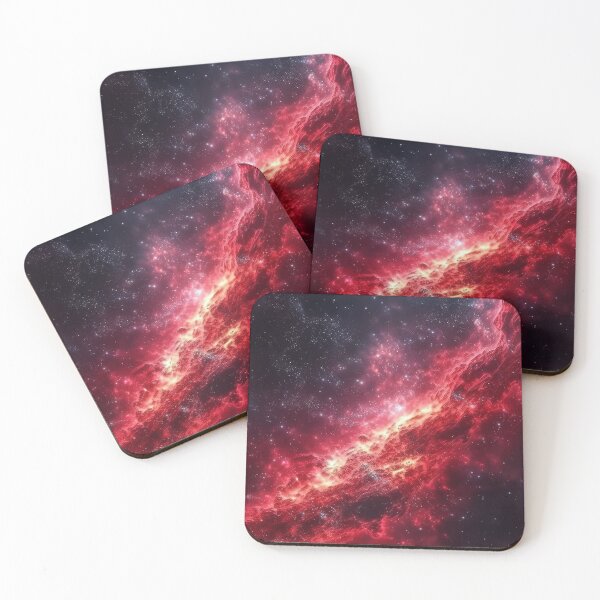 Item preview, Red Galactic Whispers - Space Nebula designed and sold by RockitBaby.