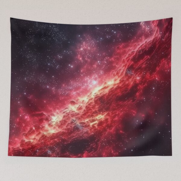 Item preview, Red Galactic Whispers - Space Nebula designed and sold by RockitBaby.