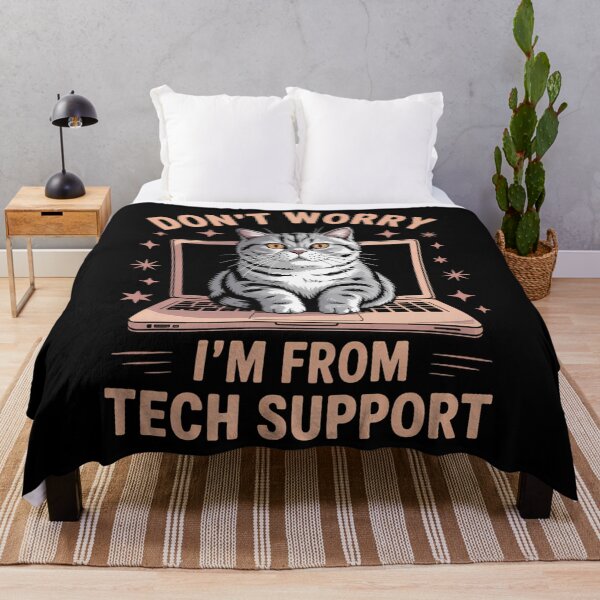 Item preview, Tech Support Cat Funny Cat Lovers designed and sold by Sea4Adventures.