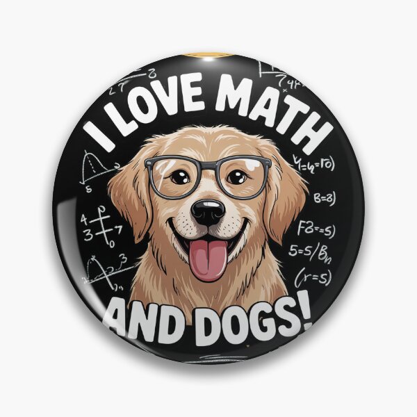 Artikelvorschau, Ich liebe Mathe und Hunde Algebra Brauner Hund Lehrer Schüler entworfen und verkauft von MonsterBuddiess.