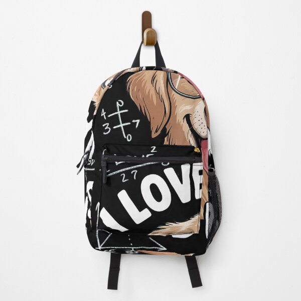 Item preview, I Love Math And Dogs Algebra Brown Dog Teacher Student designed and sold by MonsterBuddiess.