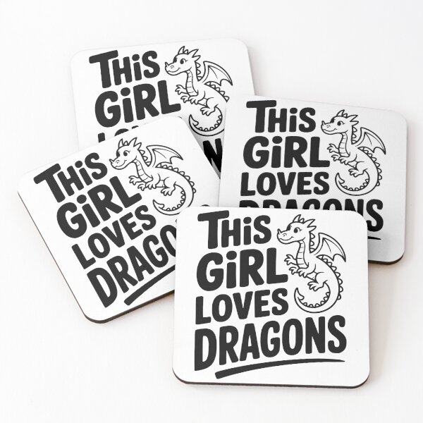 Item preview, This Girl Loves Dragons designed and sold by Frank Ring.