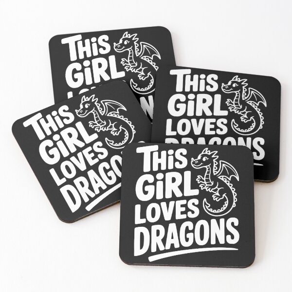Item preview, This Girl Loves Dragons designed and sold by Frank Ring.