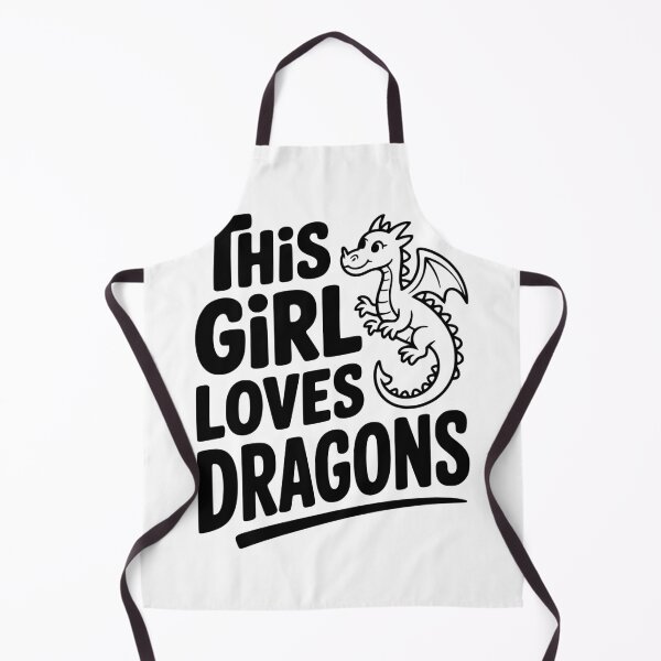 Item preview, This Girl Loves Dragons designed and sold by Frank Ring.