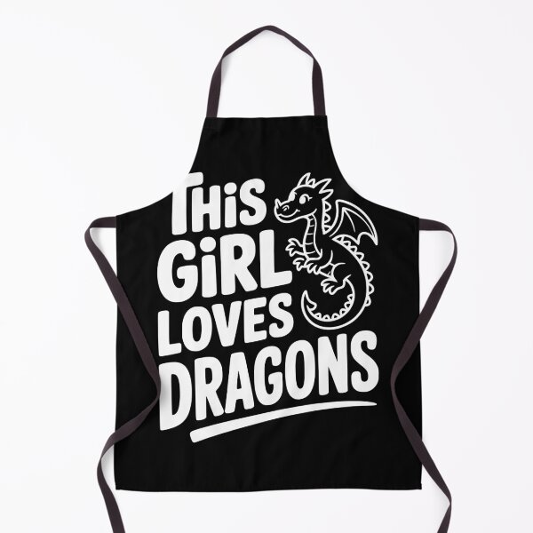 Item preview, This Girl Loves Dragons designed and sold by Frank Ring.