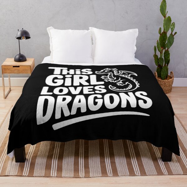 Item preview, This Girl Loves Dragons designed and sold by Frank Ring.