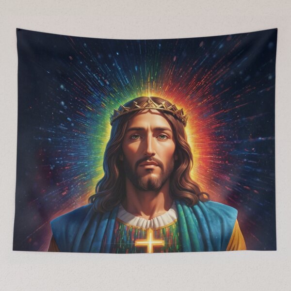 Item preview, Jesus in digital binary code 5 designed and sold by Warih.