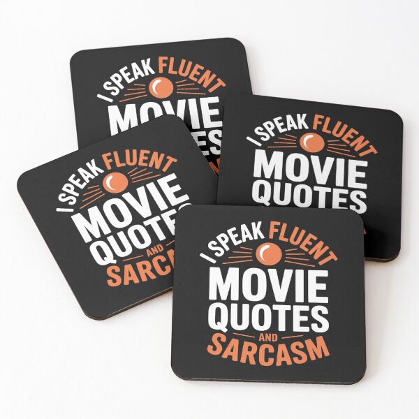 Item preview, I Speak Fluent Movie Quotes And Sarcasm Sarcasm  designed and sold by MonsterBuddiess.